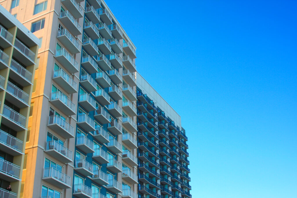 sunset buildings